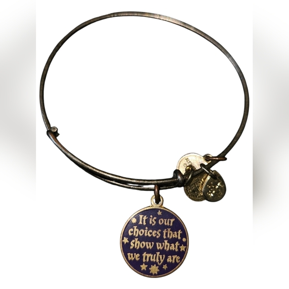Alex and Ani Jewelry - Alex & Ani Harry Potter "It's Our Choices" Charm Bangle Bracelet
